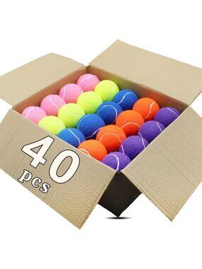 Practice Tennis Balls & Pet Dog Play Balls - Durable, High Bounce, Fun Fetch